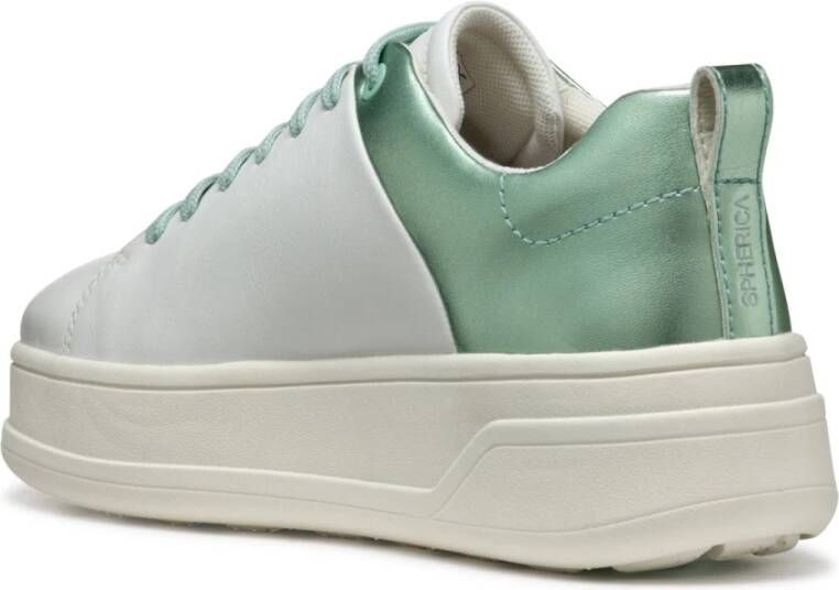 Geox Witte Vrijetijdssneakers voor Vrouwen