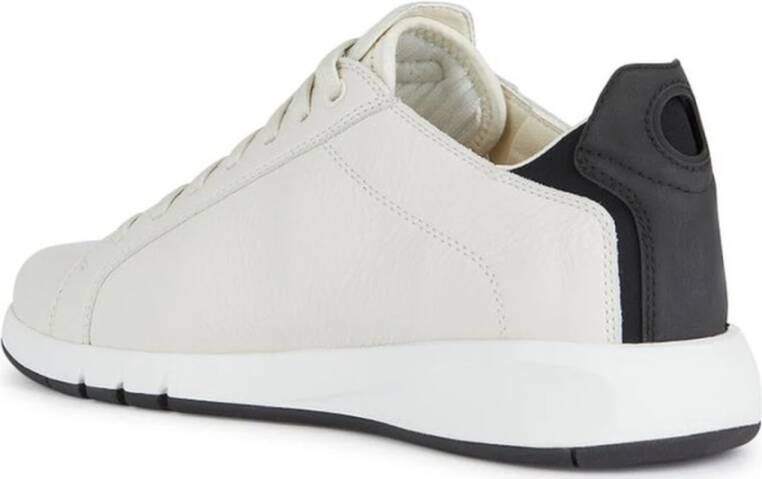 Geox Witte Zwarte Aerantis Sneakers White Heren