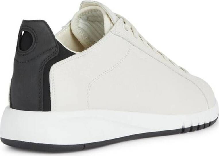 Geox Witte Zwarte Aerantis Sneakers White Heren