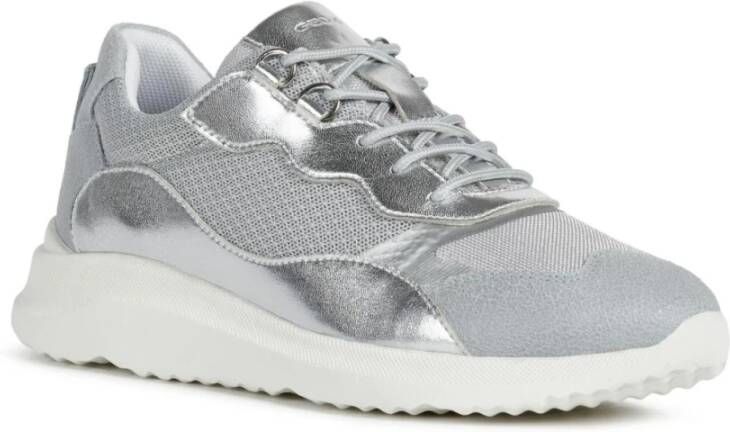 Geox Zilveren Ice Sneakers Diodiana Gray Dames