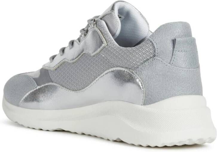 Geox Zilveren Ice Sneakers Diodiana Gray Dames