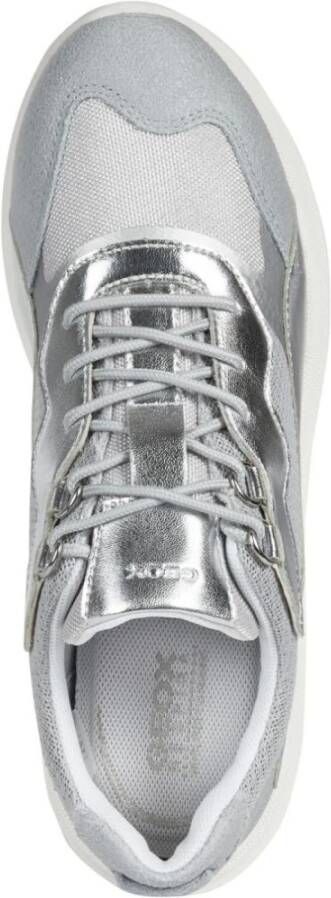 Geox Zilveren Ice Sneakers Diodiana Gray Dames
