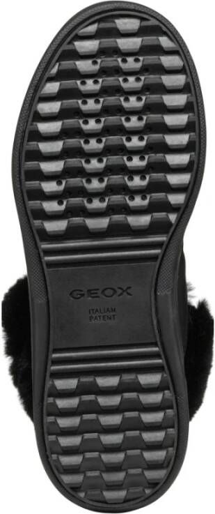 Geox Zwarte enkellaarsjes voor vrouwen