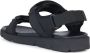 Geox Zwarte platte sandalen voor mannen Black Heren - Thumbnail 4
