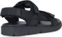 Geox Zwarte platte sandalen voor mannen Black Heren - Thumbnail 5