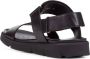 Geox Zwarte platte sandalen voor mannen Black Heren - Thumbnail 5