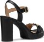 Geox Zwarte platte sandalen voor vrouwen - Thumbnail 2