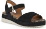 Geox Zwarte platte sandalen voor vrouwen Black Dames - Thumbnail 2
