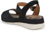 Geox Zwarte platte sandalen voor vrouwen Black Dames - Thumbnail 3