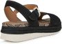 Geox Zwarte platte sandalen voor vrouwen Black Dames - Thumbnail 4