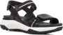 Geox Zwarte platte sandalen voor vrouwen Black Dames - Thumbnail 7