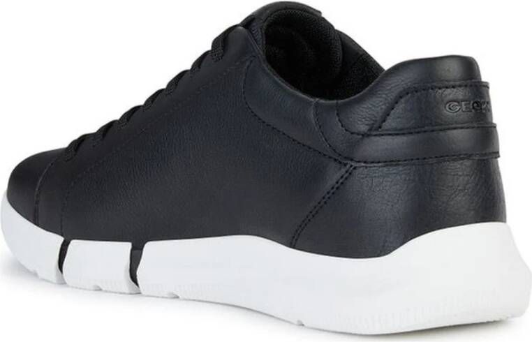 Geox Zwarte Sneakers voor Mannen Black Heren