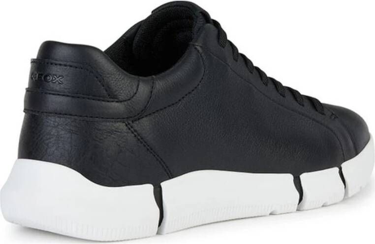 Geox Zwarte Sneakers voor Mannen Black Heren
