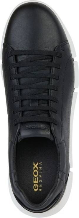 Geox Zwarte Sneakers voor Mannen Black Heren
