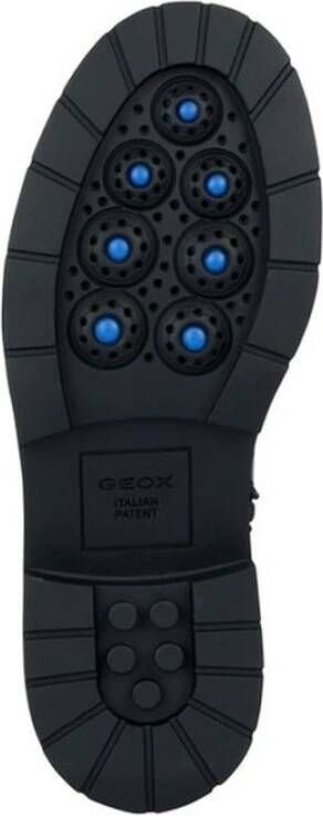 Geox Zwarte Spherica EC7 Enkellaarsjes