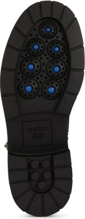 Geox Zwarte Spherica EC7 Enkellaarsjes