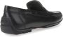 GEOX Heren Zwarte Herenschoenen Moner 2 Fit Moccasins - Thumbnail 6