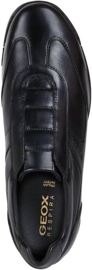 Geox Zwarte Veterschoenen voor Mannen Black Heren