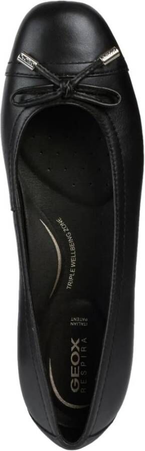Geox Zwarte Veterschoenen voor Vrouwen Black Dames
