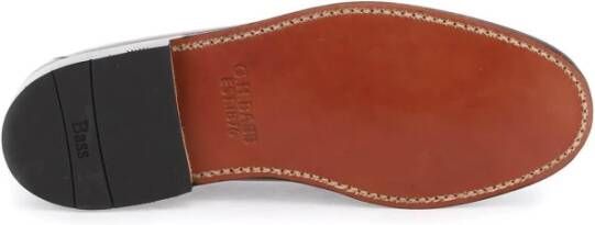 G.h. Bass & Co. Handgemaakte Leren Penny Loafers Brown Heren