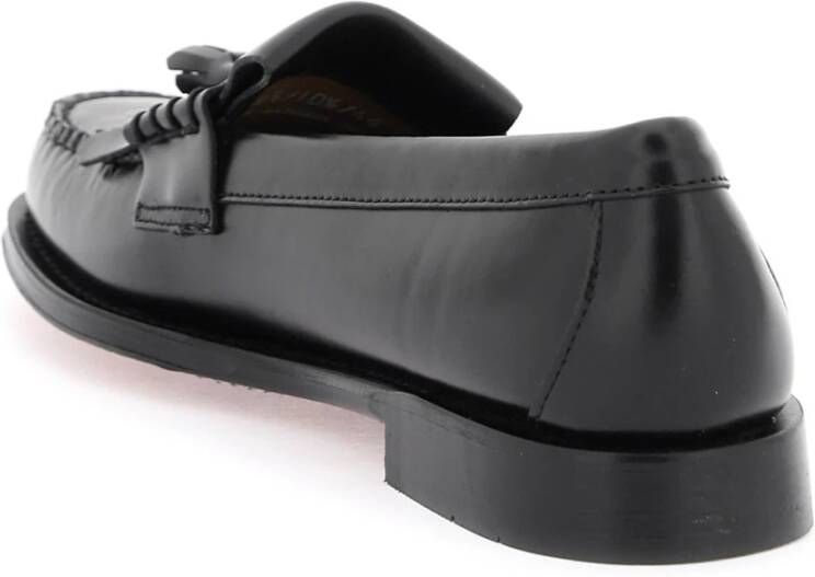 G.h. Bass & Co. Kiltie Loafers van geborsteld leer met kwastjes Black Heren