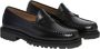 G.h. Bass & Co. Zwarte leren Penny Loafers Herfst Winter 2024 Black Heren - Thumbnail 2