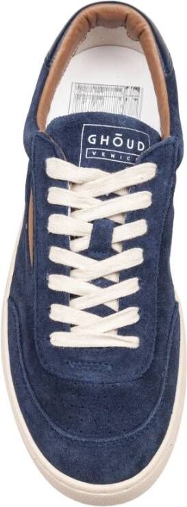 Ghoud Blauwe Suède Veterschoenen Italië Blue Heren