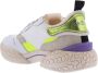 Ghoud Dames Tyre Sneaker Wit Geel Multicolor Dames - Thumbnail 3