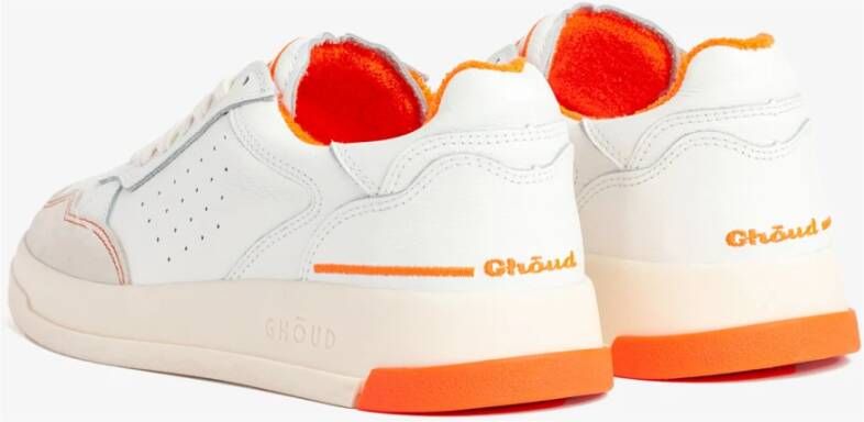 Ghoud Eigentijdse wit oranje hardloopschoenen