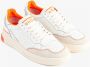 Ghoud Eigentijdse wit oranje hardloopschoenen Multicolor Dames - Thumbnail 2