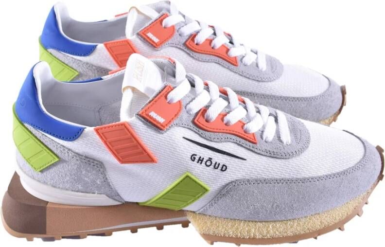 Ghoud Geometrische Mesh Sneakers Rush Groove Multicolor Heren