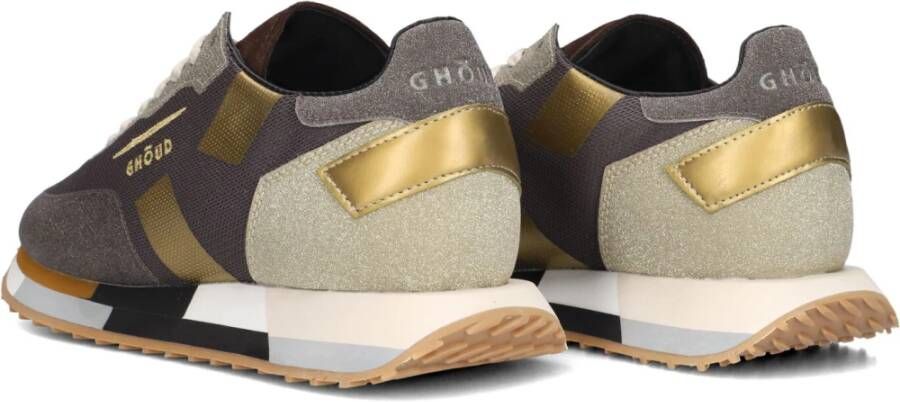 GHOUD Lage Sneakers Dames Uni Mesh Glitter Sneaker Maat: 40 Materiaal: Textiel Kleur: Bruin - Foto 3
