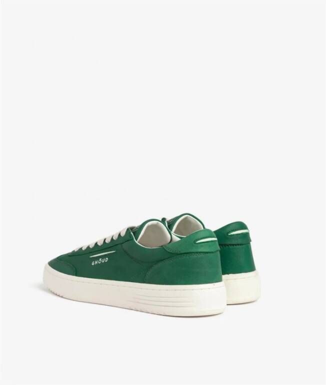 Ghoud Groene leren sneakers Michel Noel