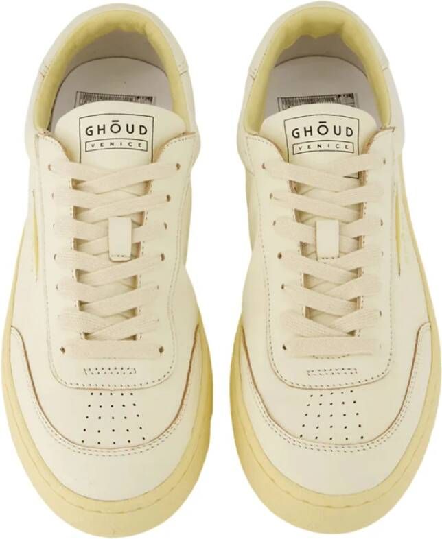 Ghoud Ivoor Suède Leren Sneakers Beige Heren