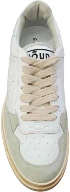 Ghoud Lage Leren Sneakers Beige Heren