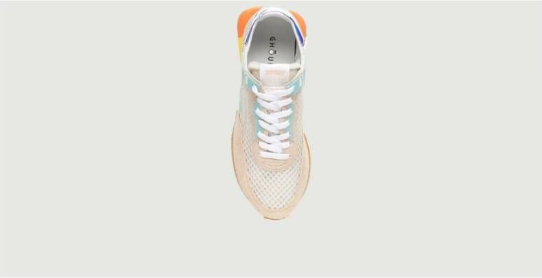 Ghoud Minimalistische Mesh en Suède Sneakers Meerkleurig Dames