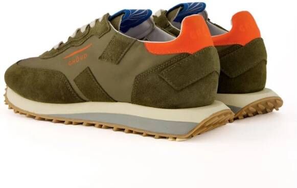 Ghoud Moderne hardloopschoenen groen oranje