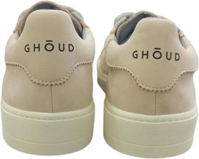 Ghoud LOB 01 Lage Leren Sneakers Beige Heren