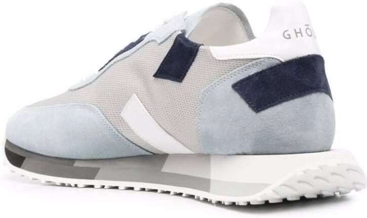 Ghoud Blauw en Groen Hoge Sneakers Blauw Heren