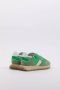 Ghoud Groene Leren Mesh Sneakers Groen Dames - Thumbnail 3