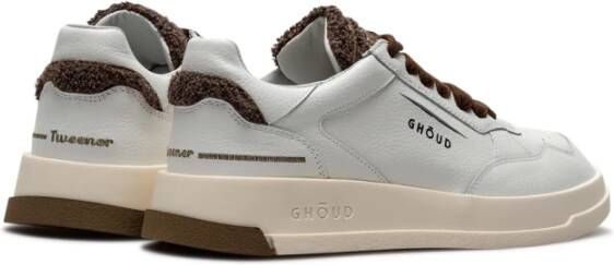 Ghoud Witte Leren Sneakers Wit Dames