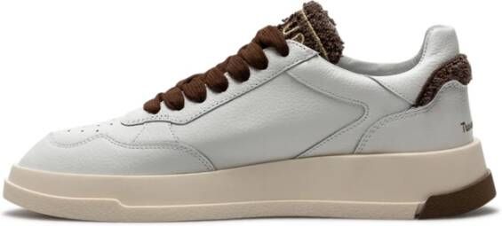 Ghoud Witte Leren Sneakers Wit Dames