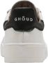 Ghoud Lage witte sneakers met zwarte hiel White Heren - Thumbnail 4