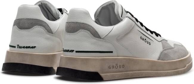 Ghoud Witte Leren Sneakers Ls02 Wit Heren