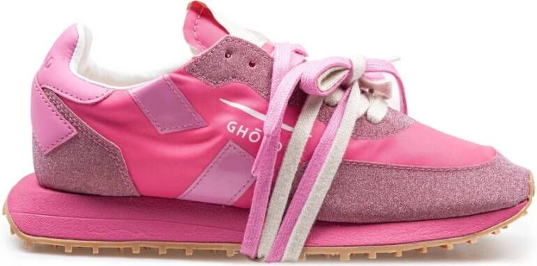 Ghoud Starlight Glitter Sneakers Fuchsia