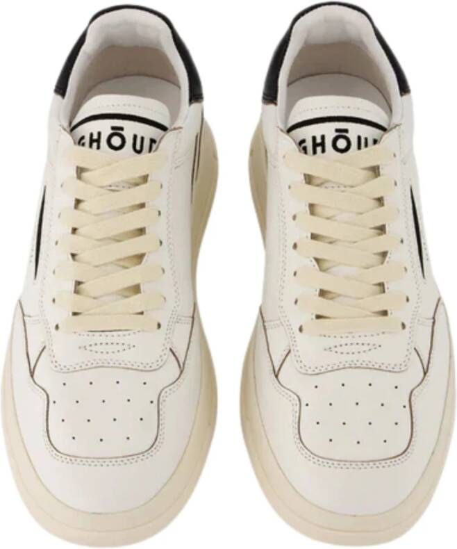 Ghoud Witte leren sneakers White Heren