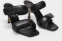Gia Borghini 80 mm twee riemen sandalen Zwart Dames - Thumbnail 2