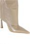 Gia Borghini Beige Leren Puntige Neus Haklaarzen - Thumbnail 2