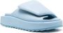 Gia Borghini Blauwe Leren Casual Open Teen Slides Blue Dames - Thumbnail 6