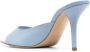 Gia Borghini Blauwe Leren Open Lage Hak Muiltjes Blue Dames - Thumbnail 3